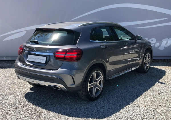 Mercedes-Benz GLA cena 109999 przebieg: 72925, rok produkcji 2018 z Barczewo małe 379